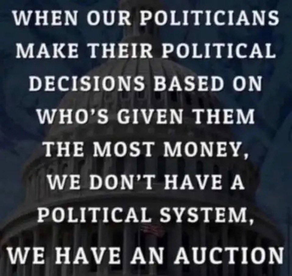 Jessie2 (@jessies_too) on Twitter photo Most of our representatives in D. C. are more
loyal to their lobbyists, pacs & NGO's than they
are to their constituents.
We need to see some changes in that IMO!!
#LobbyReform #PacReform #NGOReform
.<a href="/SpeakerJohnson/">Speaker Mike Johnson</a> <a href="/LeaderJohnThune/">Leader John Thune</a> Most of our representatives in D. C. are more
loyal to their lobbyists, pacs & NGO's than they
are to their constituents.
We need to see some changes in that IMO!!
#LobbyReform #PacReform #NGOReform
.<a href="/SpeakerJohnson/">Speaker Mike Johnson</a> <a href="/LeaderJohnThune/">Leader John Thune</a>