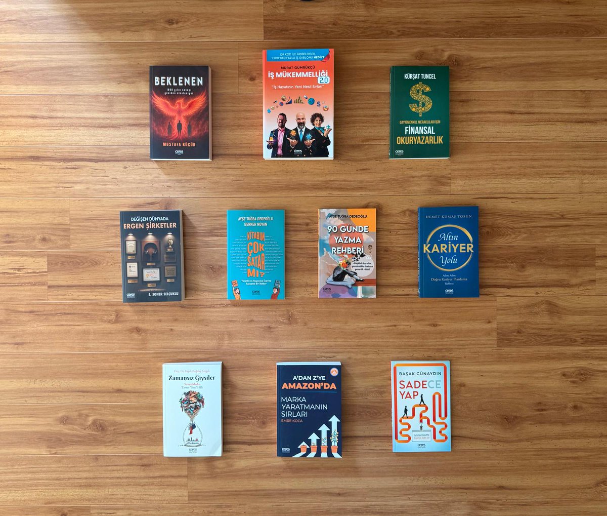 10 Değerli Yeni Tavsiye Kitap 

1. Kitabım Çok Satar Mı? 
Ayşe Tuğba Dedeoğlu - Berker Noyan
2. 90 Günde Yazma Rehberi
Ayşe Tuğba Dedeoğlu 
3. A'dan Z'ye Amazon'da Marka Yaratmanın Sırları
Emre Koca
4. Zamansız Giysiler 
Doc. Dr. Başak Boğday Saygılı 
5. Gayrimenkul Meraklıları