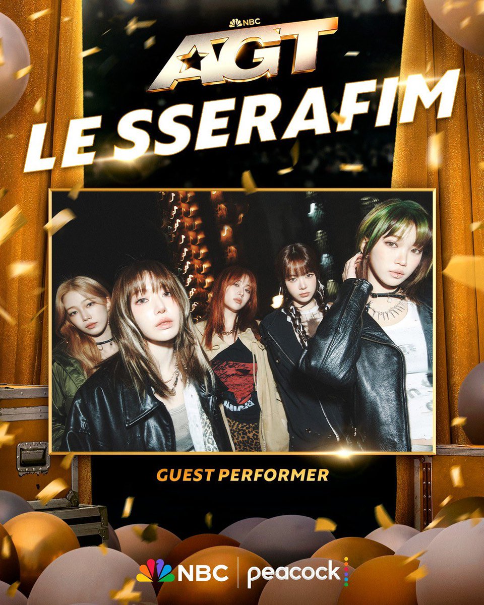 LE SSERAFIM is the first K-pop girl group to perform on America’s Got Talent and the second K-pop act overall following BTS

— They are set to perform next week on Wednesday, September 10th

CONGRATULATIONS LE SSERAFIM
#LE_SSERAFIM #르세라핌