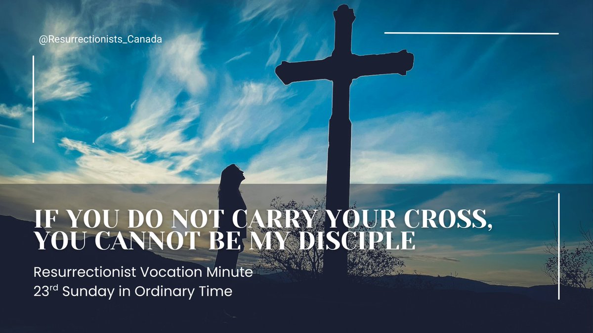 We cannot escape suffering, but we can choose to unite our crosses with Jesus’, knowing they lead us to the joy of the Resurrection. Bringing new life to others requires dedicated workers. Is the Risen Lord calling you to join this mission?
resurrectionists.ca
#vocations