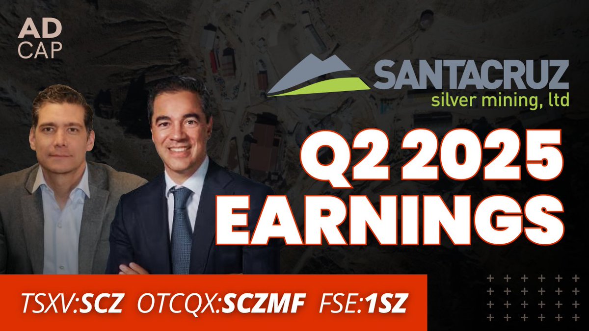 SantacruzSilver (@santacruzsilver) on Twitter photo Catch Arturo Préstamo, CEO of $SCZ, in conversation with <a href="/adelaide_cap/">Adelaide Capital</a> as they discuss:
➡️ Q2 financial & operating highlights
➡️ Balance sheet strength
➡️ Operational outlook
Watch the full replay here: pulse.ly/ggwbbui4yz
$SCZMF Catch Arturo Préstamo, CEO of $SCZ, in conversation with <a href="/adelaide_cap/">Adelaide Capital</a> as they discuss:
➡️ Q2 financial & operating highlights
➡️ Balance sheet strength
➡️ Operational outlook
Watch the full replay here: pulse.ly/ggwbbui4yz
$SCZMF