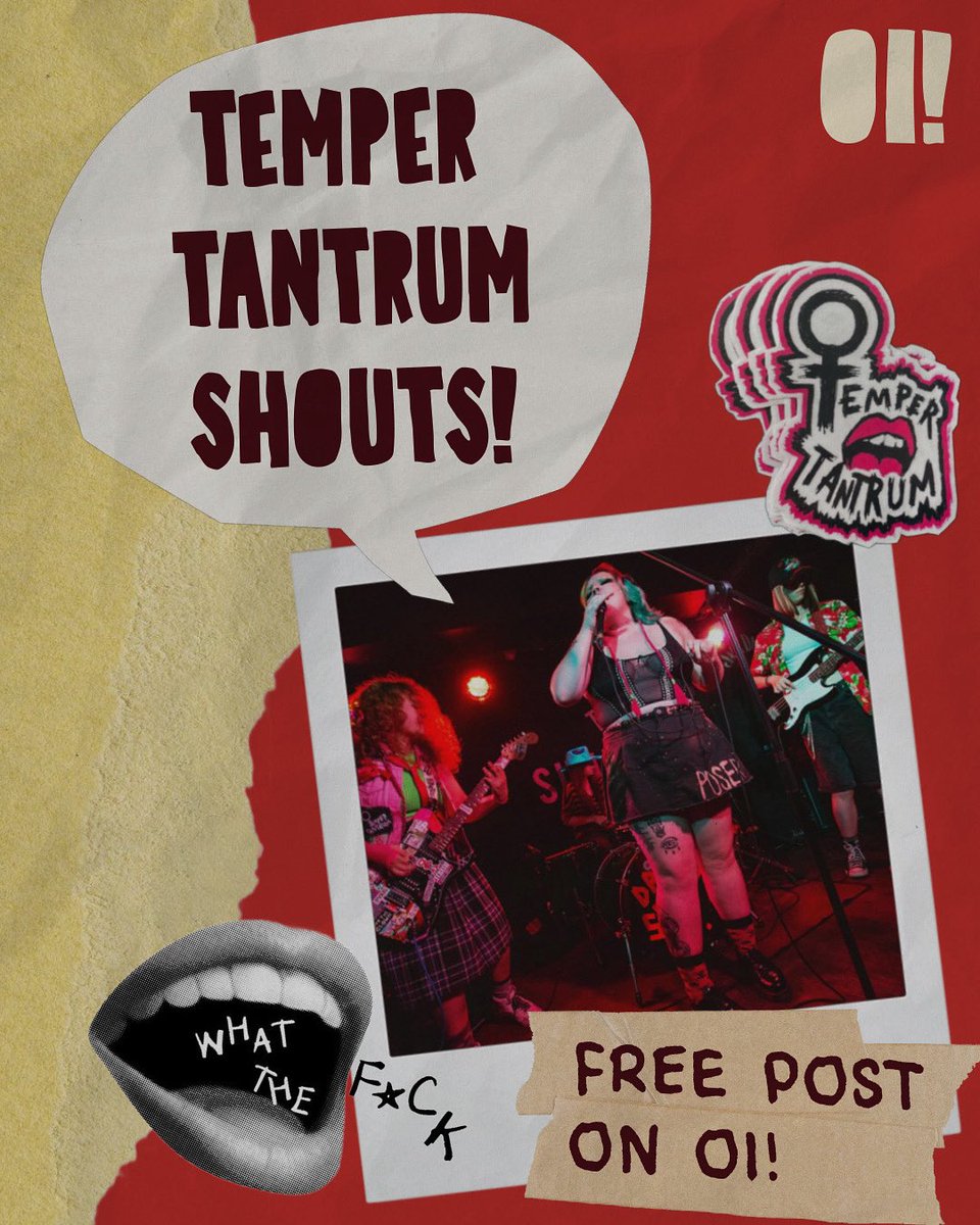 Oisubstack's tweet image. TEMPER TANTRUM SHOUTS! ❤️

First of the SHOUTS interviews, and it’s with an incredible band! Riot grrrl goodness and all things DIY music scene in the link below.

open.substack.com/pub/ozzywelch/…