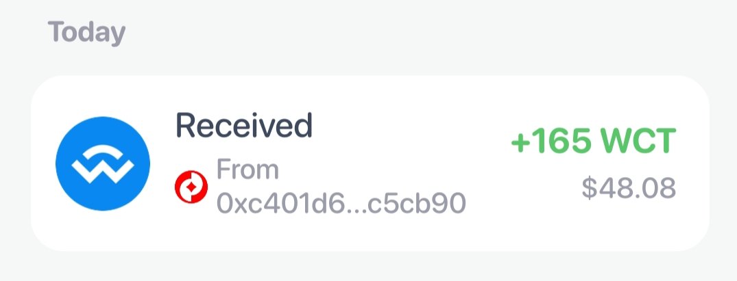 CryptoTeluguO's tweet photo. 🪂Just received 165 $WCT for @nansen_ai points

🪙 @WalletConnect rewarded Nansen Point Holders with 1M tokens
🟢Green = 165 WCT
🧊 Ice = 300 WCT
🗺️North = 600 WCT
🌟Star = 900 WCT

🤔New to Nansen points? Follow my previous guide
🔗https://t.co/k2ui4r3jiC
🪙Earn NXP

💙Like
🔁RT https://t.co/88xQNfcpbn
