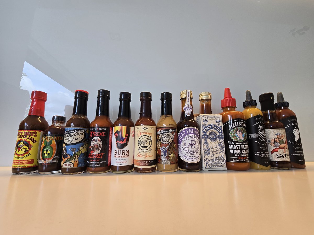 fooctrl's tweet image. Latest hot sauce batch is here 🔥