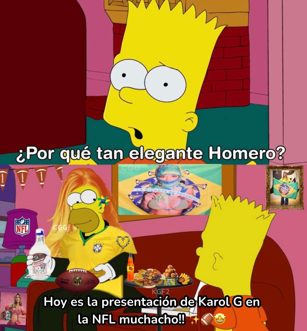 Se viene un dia épico para la reina.

HALFTIME BY KAROL G
KAROL G EN LA NFL