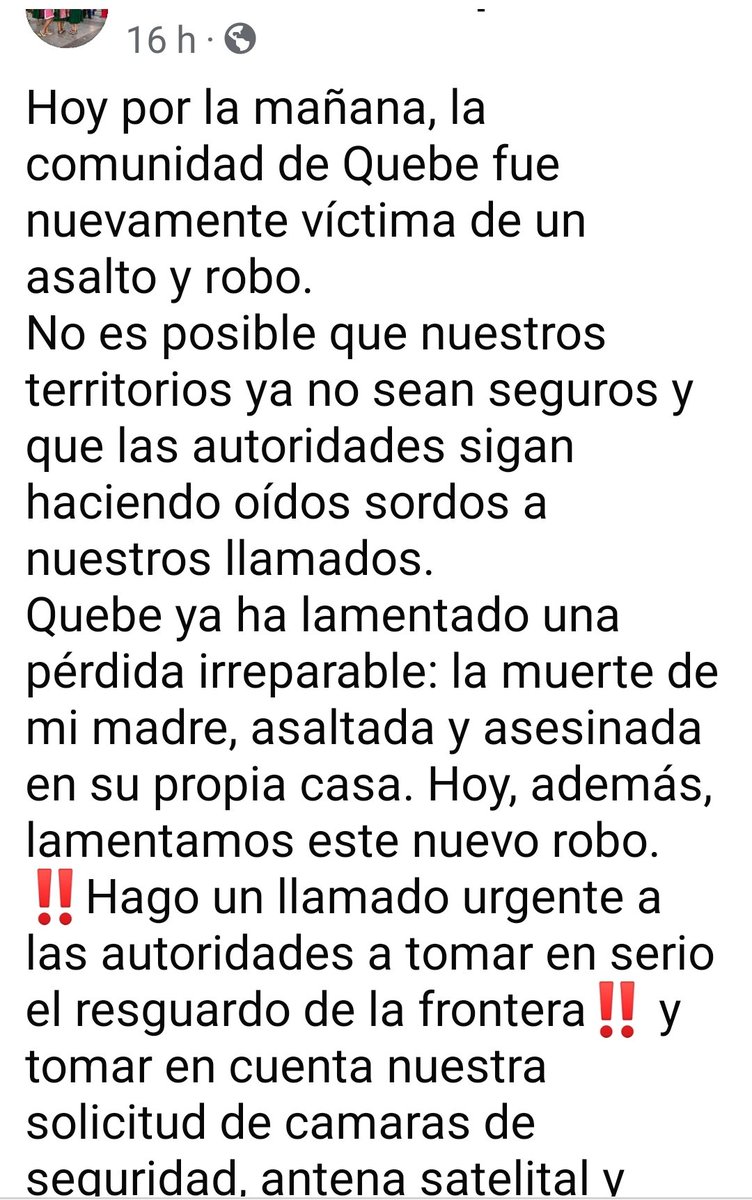 jorgesolimano's tweet image. #iquique #Chile el testimonio publicado ayer por parte de la hija de la señora Maximiliana que fue asesinada en abril . Ahora delincuentes desvalijaron una casa en Quebe, colchane