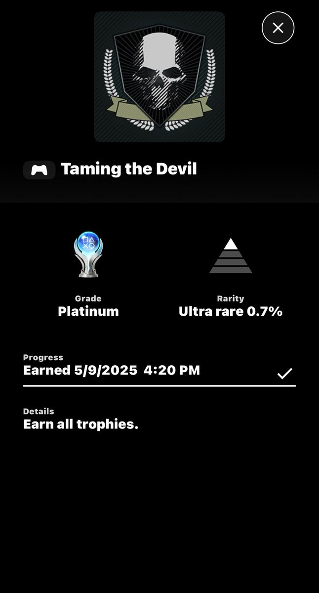 Platinum Cup 402🏆

Tom Clancy s Ghost Recon Breakpoint

Difficulty: 4/10
Number of hours to platinum: 40 hours

What a beautiful story and a wonderful ending The game is so great there are still people playing it As you progress through the game you ll easily earn platinum