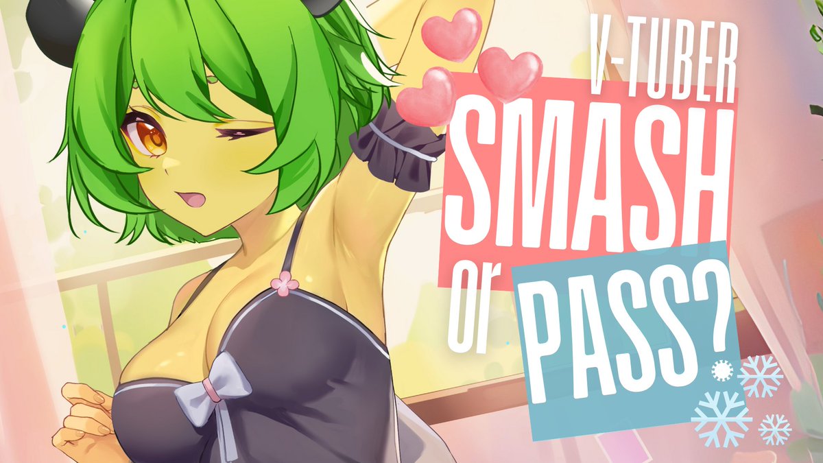 🩷 V-TUBER - SMASH or PASS? ❄️

Würde ich euch VERKNUSPERN oder höchstens müde auf euch herumkauen? 👀
Antwortet mit eurem PNG auf diesen Post und findet es heraus!

AUFLÖSUNG LIVE IM STREAM! 💦
DONNERSTAG - 11.09. - 19 UHR