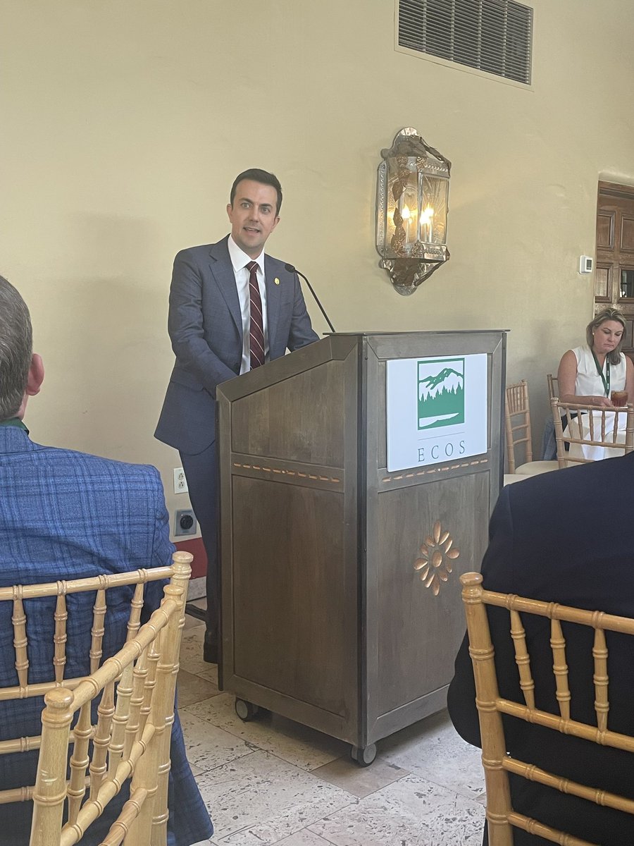 It was an honor to deliver the keynote address at the  Environmental Council of States (ECOS) fall meeting in Santa Fe, New Mexico. I shared how <a href="/EPA/">U.S. EPA</a> will prioritize cooperative federalism and strengthen our partnerships with states to fulfill our mission of delivering cleaner