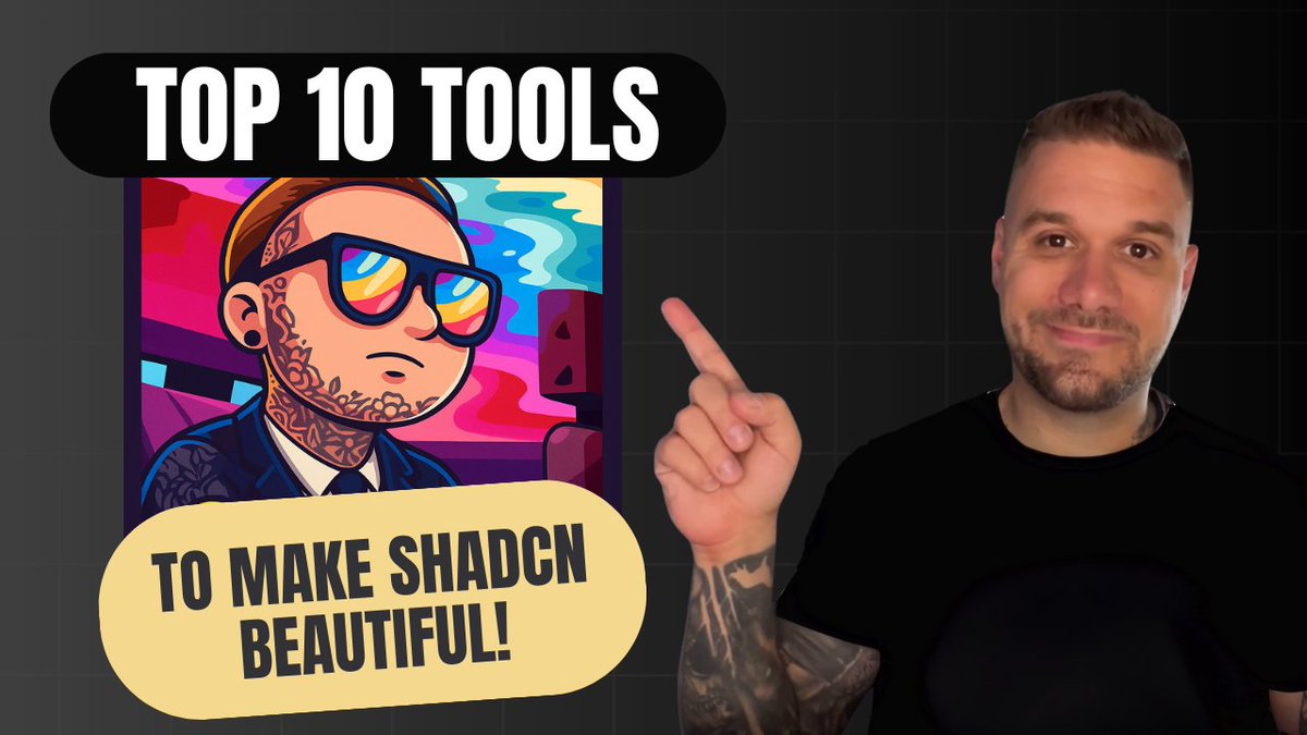theorcdev's tweet image. ⚔️ Dropped a new video.
Top 10 Tools to Make Your @shadcn Apps Beautiful ✨
From themes, backgrounds, and animations to stunning charts, these tools will take your Shadcn app to the next level.
Link below 👇