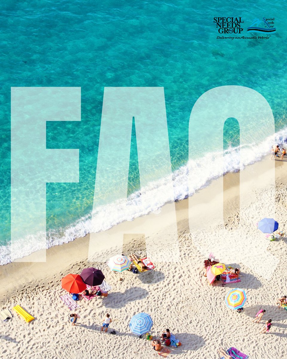 SpeclNeedsAtSea's tweet image. Q: What services are included in your offerings?

A: We provide special needs equipment worldwide that includes wheelchairs, scooters, oxygen supplies, bed and bath safety equipment rentals, and more. 

Call us today at 1-800-513-4515!

#FAQFriday