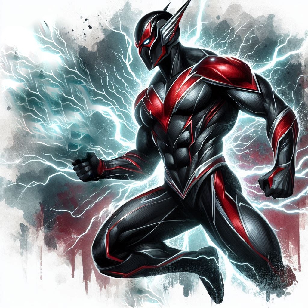 HYPERSPEED - Open Source &amp; Public Domain Superheroes 
Full Bio: open-source-superheroes.fandom.com/wiki/Hyperspeed