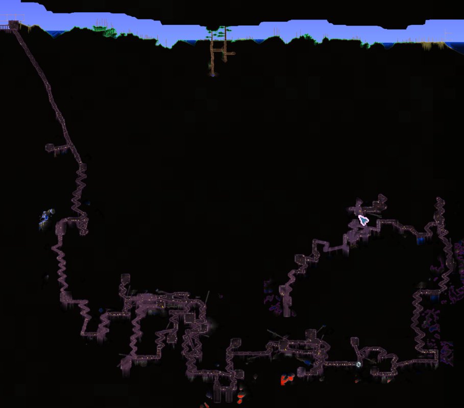I went into the dungeon to find my Cobalt Shield, then I wanted to find the biome chests.

The size of this dungeon is ridiculous (I'm playing on a Large World, too, so this thing is massive).