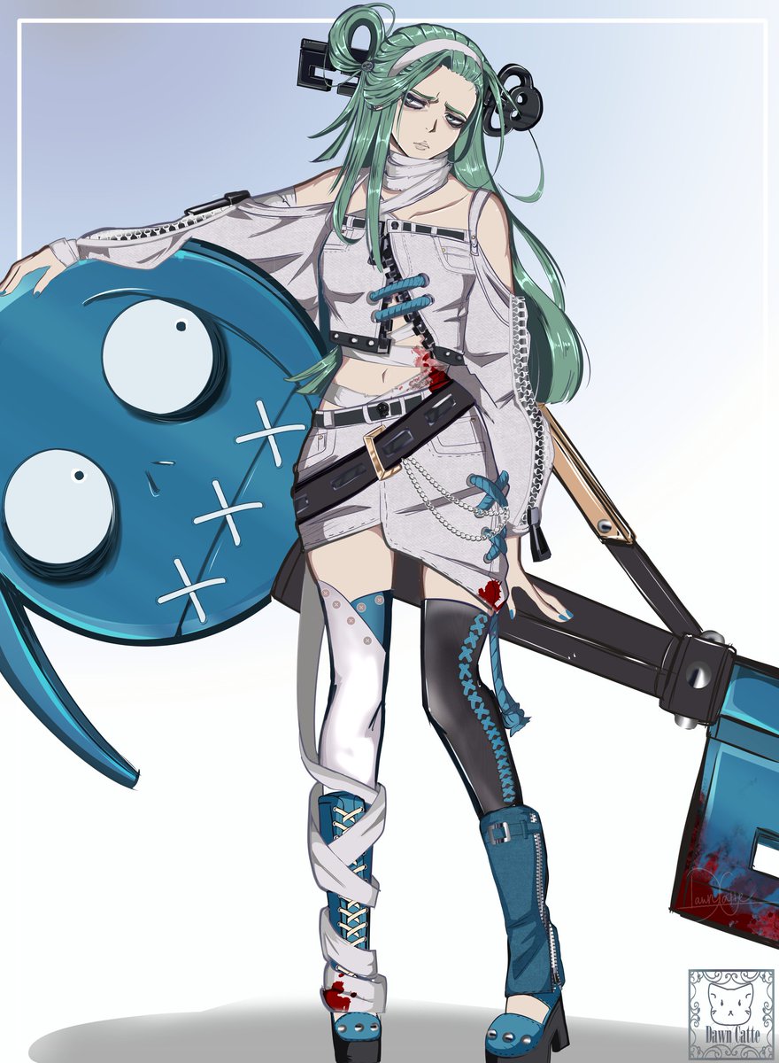 CatteDawn's tweet photo. Nice little outfit idea I drew for ABA
#GGST #Guiltygear #ABA https://t.co/DDrqyfwDyF
