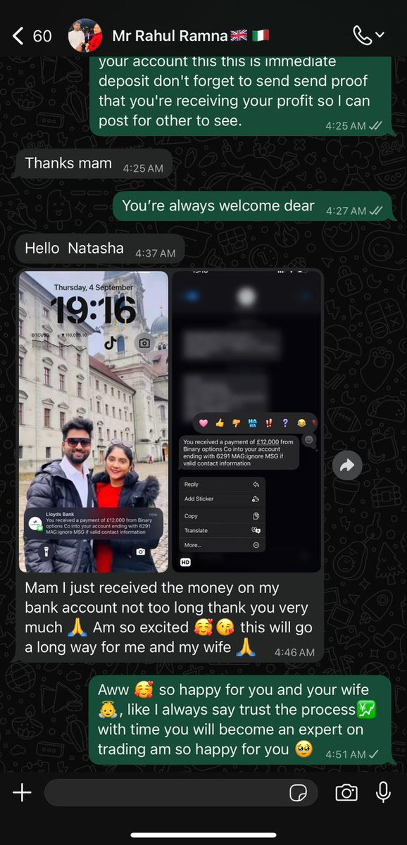 Congratulations dear Singh, 
Through binary trading 
Keep the investment google and thank you for trusting the process with our company..