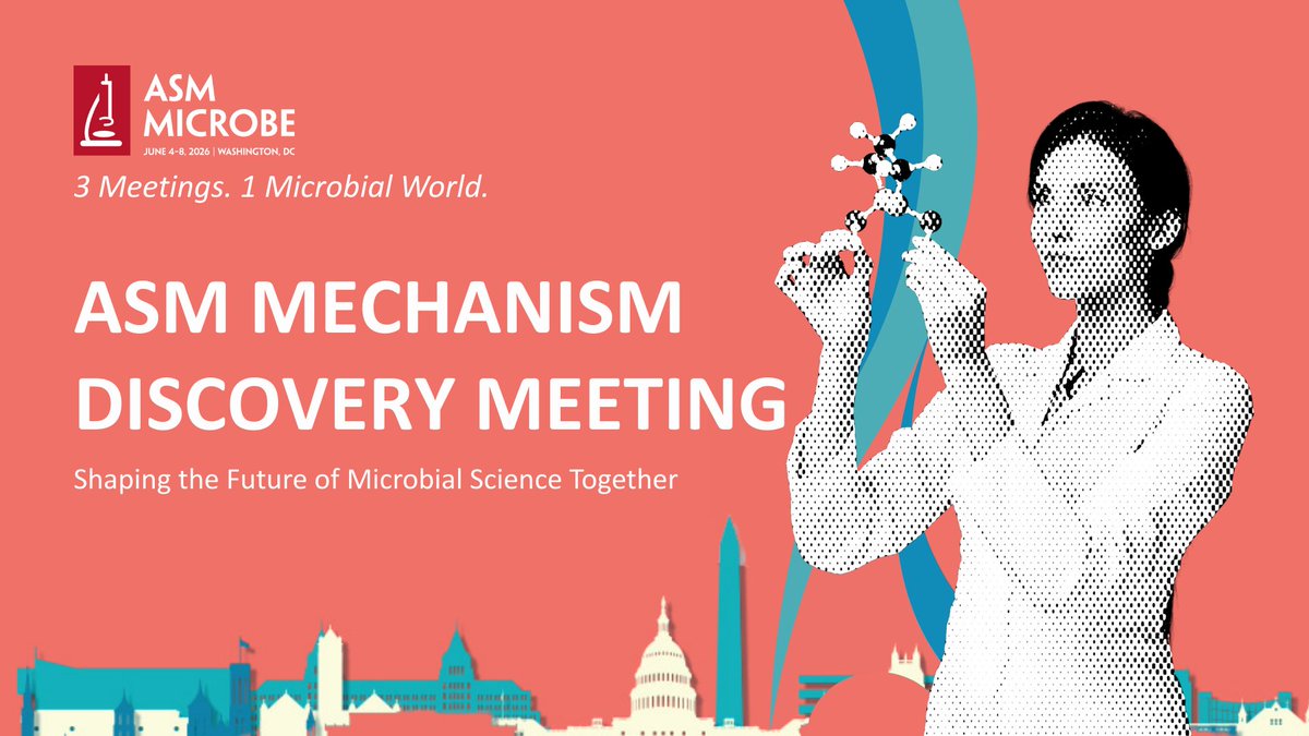 ASMicrobiology's tweet image. At #ASMicrobe 2026, the Mechanism Discovery Meeting is the hub for exploring the core biology of microbes. With 3 focused meetings this year, ASM Microbe delivers clarity, depth and cross-pollination to drive microbial science forward. Learn more: asm.social/2zF