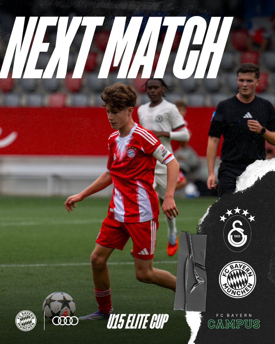 Das zweite Vorrunden-Spiel für den Bayern-Nachwuchs beim #U15EliteCup steht an 🔥

Das Spiel im Liveticker verfolgen 👉 fcbayern.com/HFnH