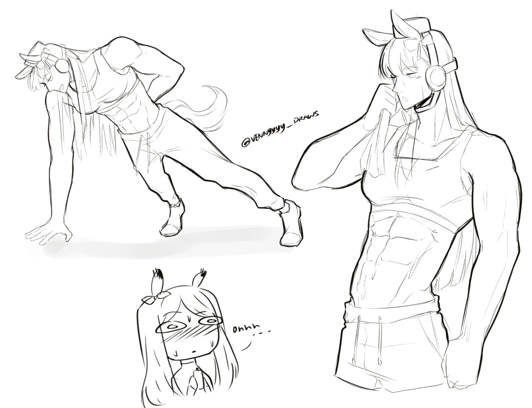 goldship doodles, such a slow day today #gorumaku  #goldship #umamusme
