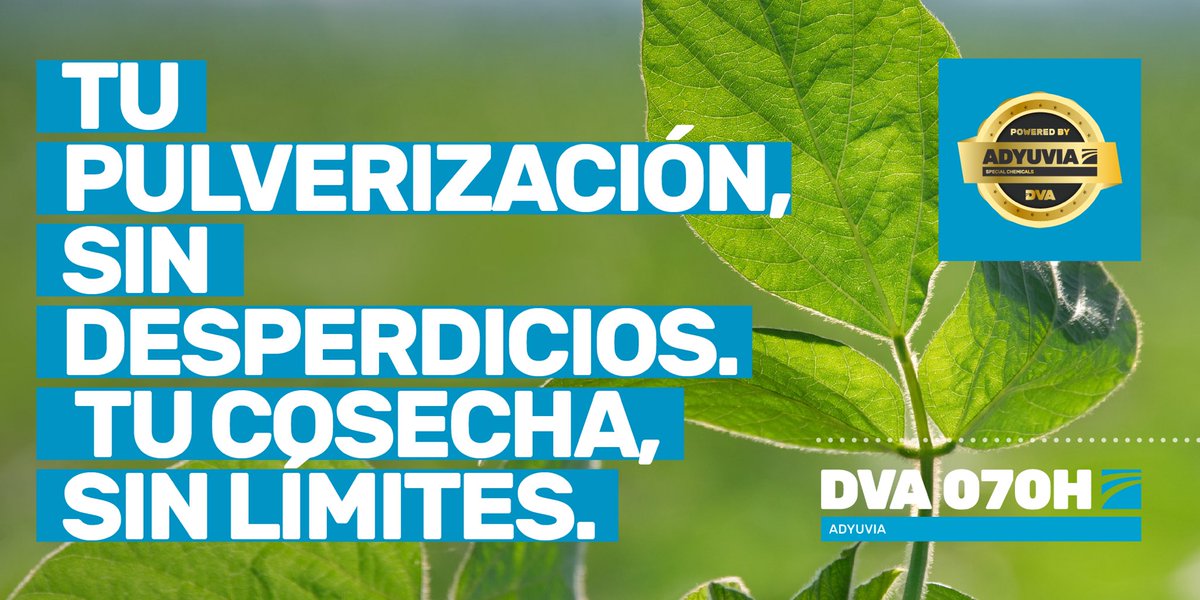 🌱 Potenciá cada aplicación, maximizá cada resultado 🚀

Con DVA 070H, llevá tu cultivo al máximo. Más eficiencia, mejor rendimiento.

#DVA070H #AgroInnovación #campo