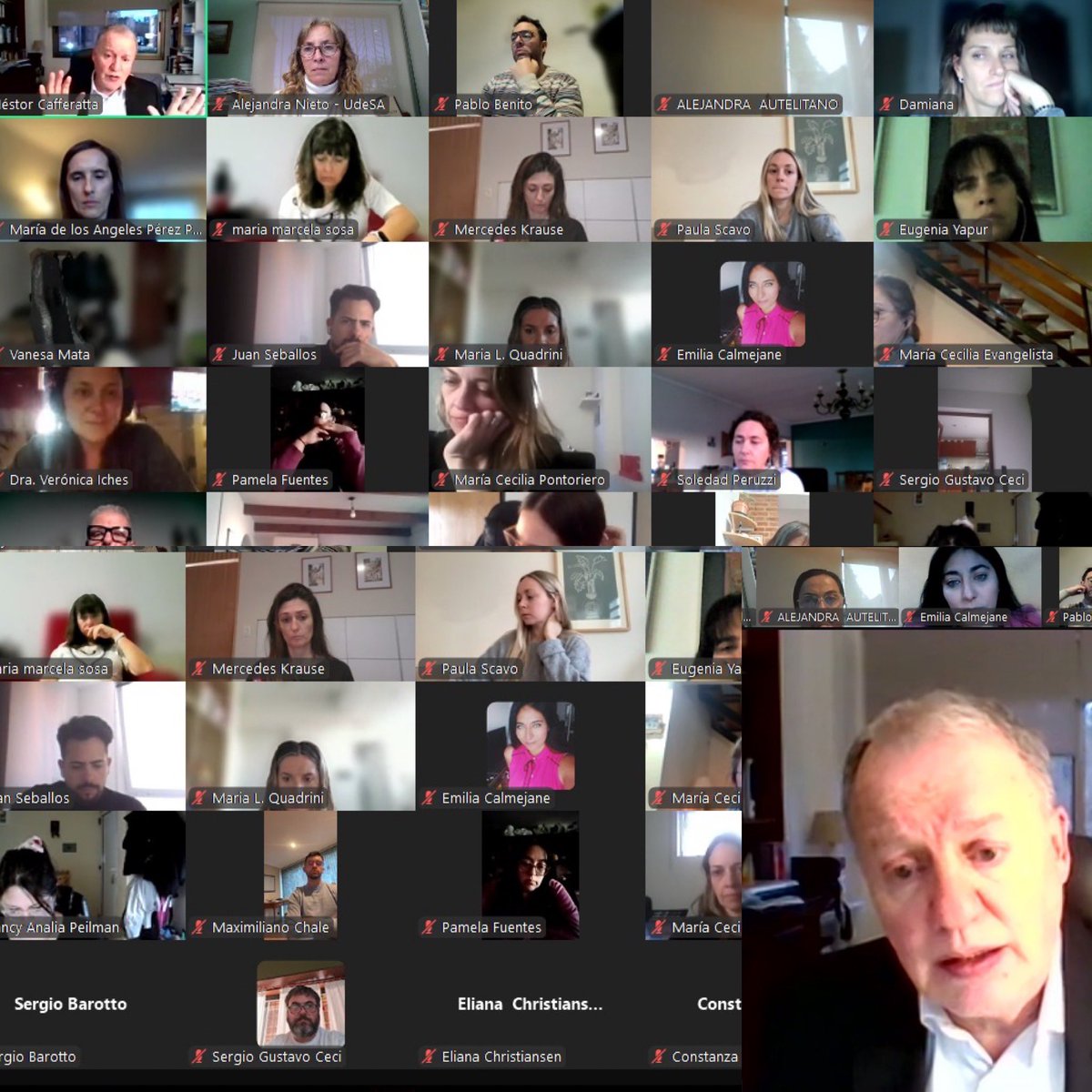 Diplomatura en Jurisprudencia de la CSJN para la Escuela de la Magistratura de Rio Negro. El  profesor Nestor Cafferatta presentó temas de Derecho Ambiental.