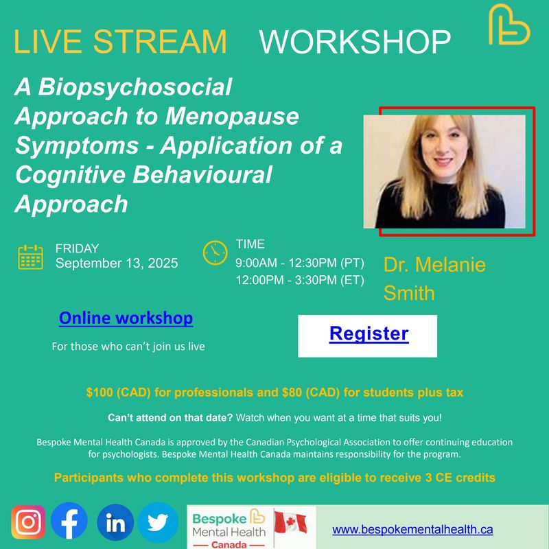 Bespoke Mental Health Canada tweet media