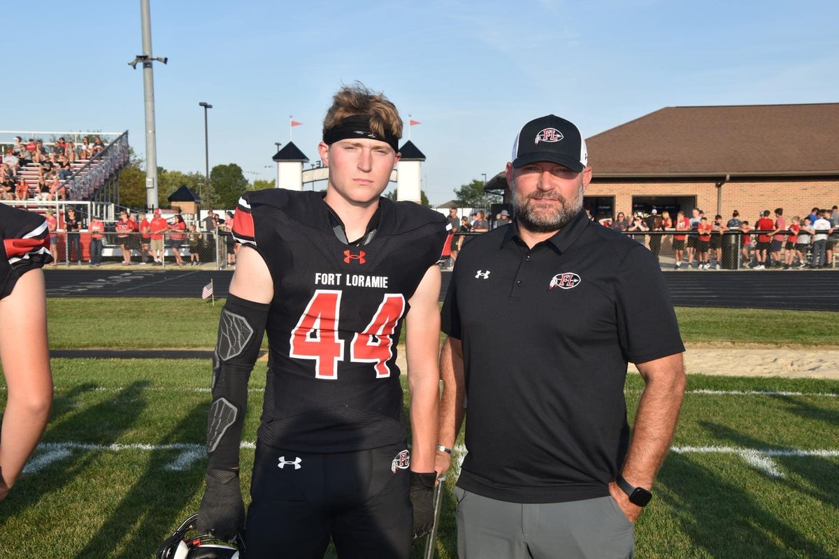 Fort Loramie Redskins (@loramieredskins) on Twitter photo Unique & special moment tonight as <a href="/LoramieFootball/">Fort Loramie Football</a> senior Ace Boerger will honor his Dad, but will also be honored as he is active duty Army National Guard. Ace completed basic training over the Summer in South Carolina & went straight into practices! <a href="/OHSAASports/">OHSAA Sports</a> Unique & special moment tonight as <a href="/LoramieFootball/">Fort Loramie Football</a> senior Ace Boerger will honor his Dad, but will also be honored as he is active duty Army National Guard. Ace completed basic training over the Summer in South Carolina & went straight into practices! <a href="/OHSAASports/">OHSAA Sports</a>