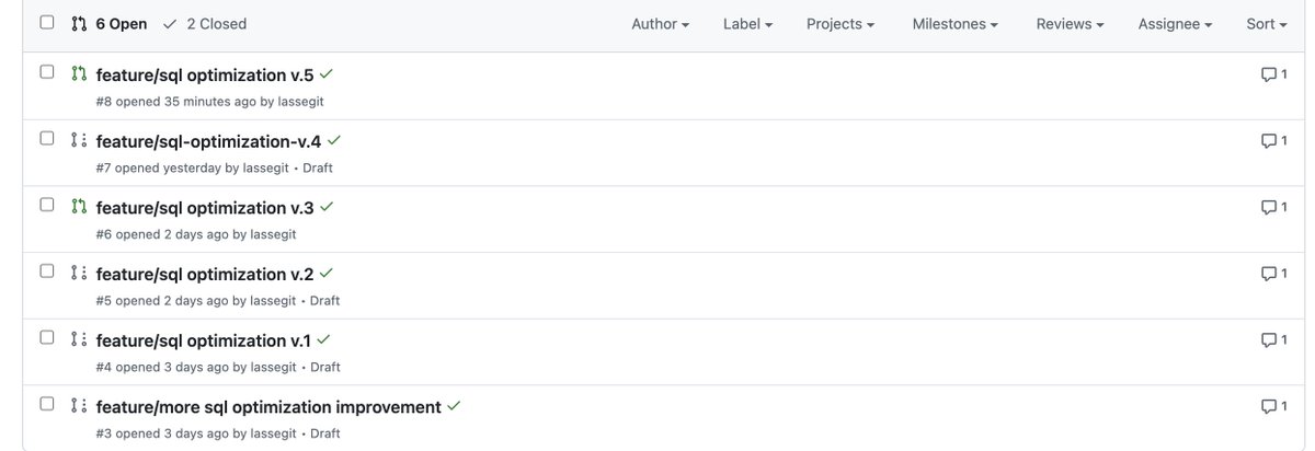sqlai_ai's tweet image. Finally happy about the new SQL optimization solution. Try it out for free here: app.sqlai.ai/generators/sql…

(would love some feedback😀)