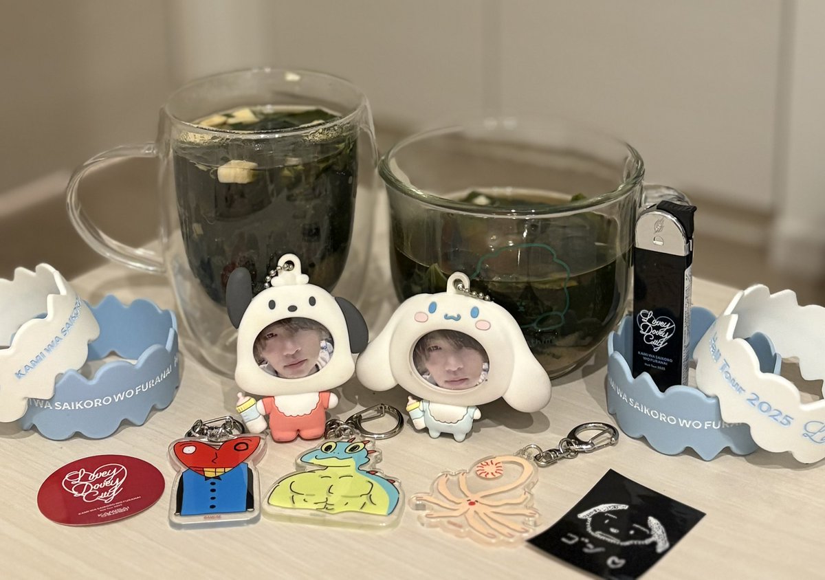 東京2daysお疲れ様でした(  ᴗ ᴗ)"
2日間かけぬけてなんやかんや疲れた体に労いの味噌スープ相方が作ってくれた沁みるおつスープ🫠2日間連続で神サイのライブ行けるなんて初めてでそれだけでも満足なのに神サイ愛で心満たされすぎて岡山を前にもう既に胸いっぱい満身創痍_(:3」∠)_
 #神サイ