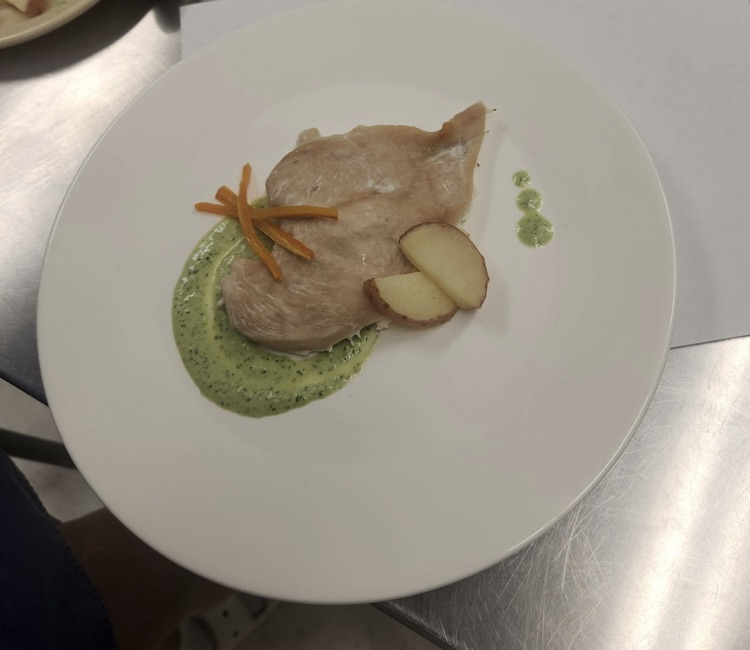 Culinary occupations students having been practicing their plating skills in lab over the last two weeks. So pretty!