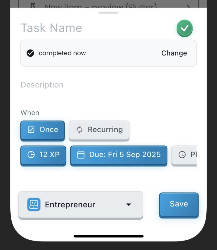 Did I cook ?! 🔥

New UI for adding items in my daily planner.

Honestly this UI gives me so much joy. The buttons have beautiful micro interactions that took me SO much time but are worth it.