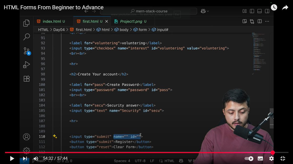 PixieCoder's tweet photo. Day 5️⃣ of Operation Defense ⚔️
Today we cover all about:
HTML Forms 📝 → Beginner to Advance
Radio 🔘 | Checkbox ✅ | File Upload 📂
Forms ka funda clear and Web interaction easy 🚀
@rohit_negi9
#OperationDefense #HTML #WebDevelopment https://t.co/rjTX8usJge