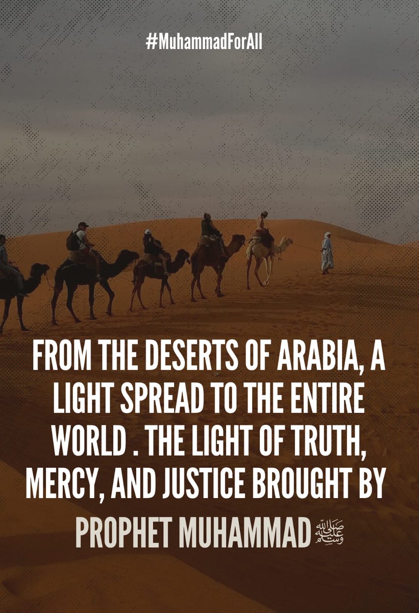 GIOJagtial's tweet image. Where cruelty ruled, HE ﷺ spread kindness; where hatred grew, HE ﷺ sowed love; where despair lingered, HE ﷺ brought hope #MohammadForAll