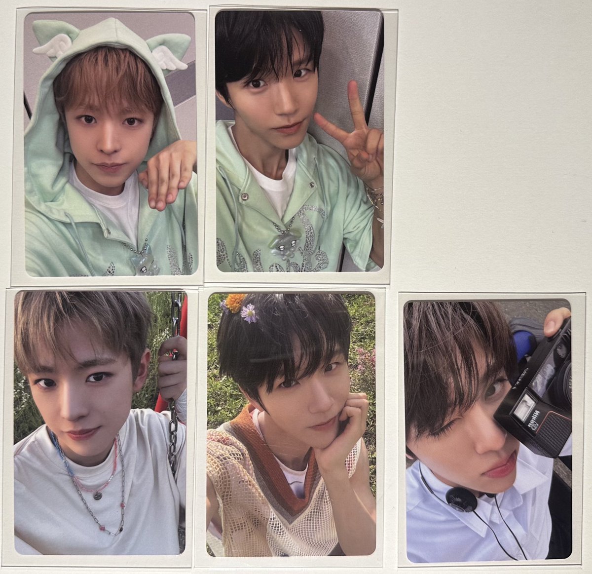 NCT WISH ウィシ COLOR トレカ 交換

譲： ジェヒ ユウシ シオン

求： 同種 サクヤ

細かい初期傷等気になる方はご遠慮ください🙇🏻‍♀️

郵送での交換📮