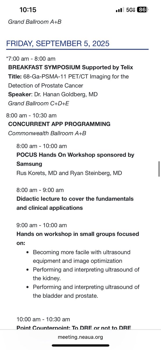 Excited to be at <a href="/NewEngland_AUA/">New England Section of the AUA</a> meeting to do a hands on #POCUS course with APPs with my POCUS partner <a href="/rkorets/">Rus Korets MD 🇺🇦</a>. Ready to get the sound waves going…