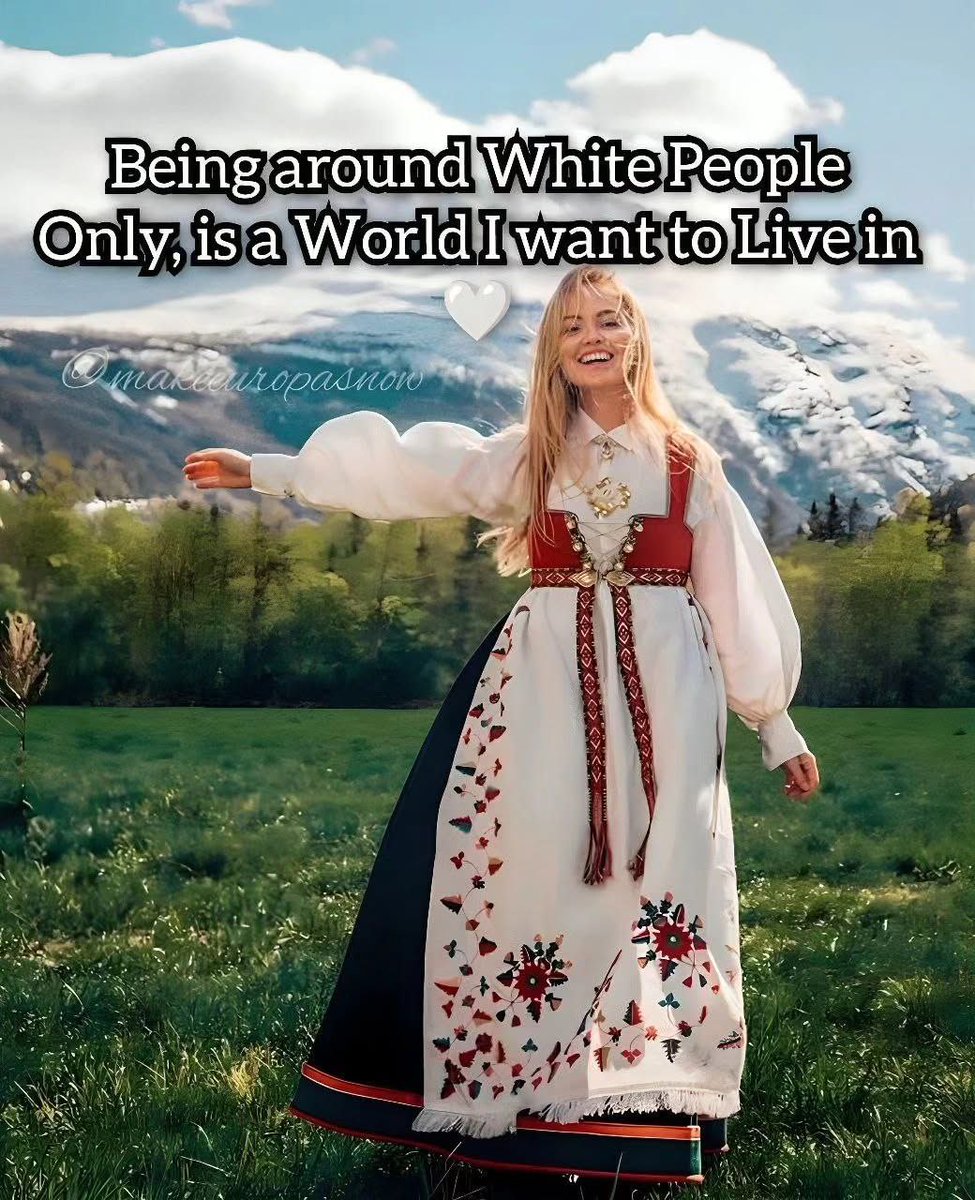 Being around White people Only, is a World I want to Live in 🤍