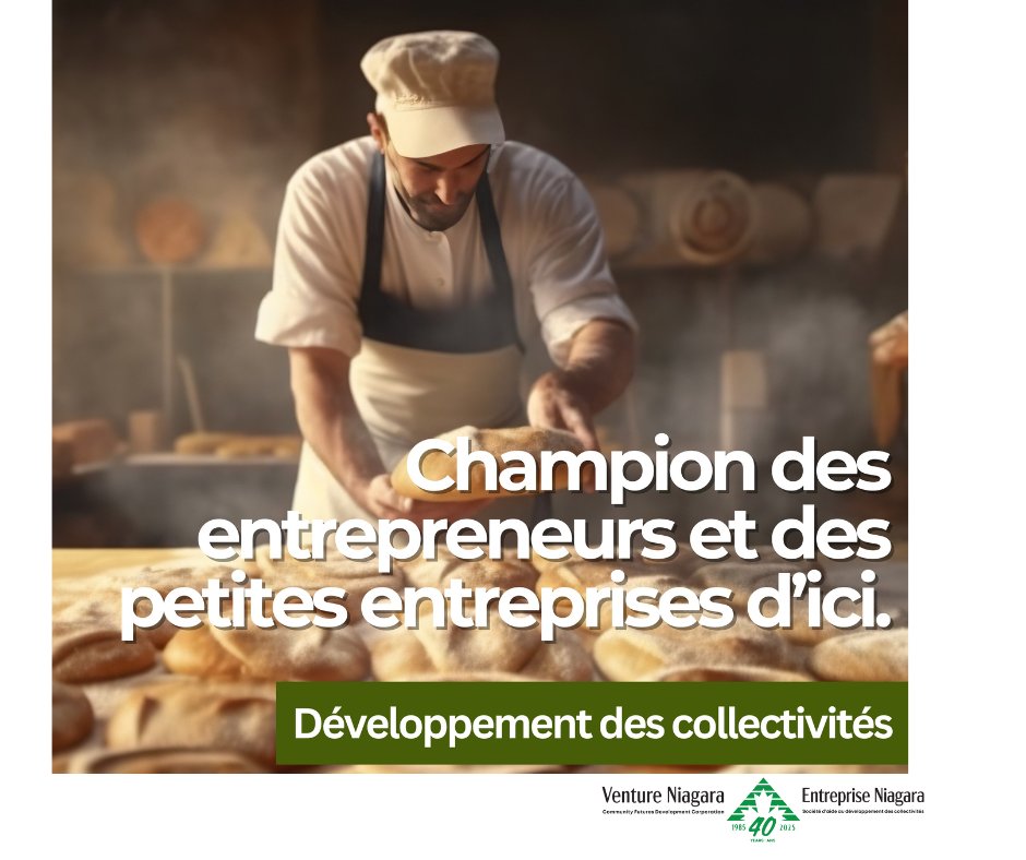 De grands rêves ? Travail acharné ? Nous vous voyons, et nous sommes là pour vous. 
Chez Entreprise Niagara, nous sommes là avec un véritable soutien qui fait avancer votre entreprise. Faisons en sorte que cela se produise. 
👉 ventureniagara.com