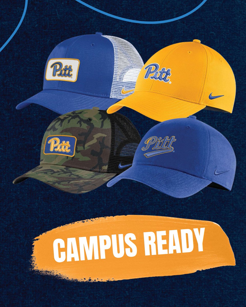 🧢 Top off your game day look with the perfect Pitt hat! Shop the Lid Lineup now at The Pitt Shop and University Store on Fifth. #UniversityStoreOnFifth #ThePittShop #H2P