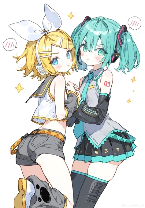#初音ミク #鏡音リン