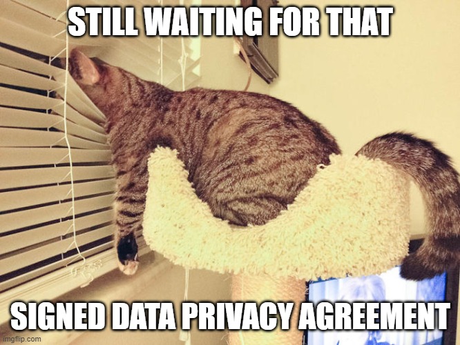 DpsRic's tweet image. Hey #DPOs! 👋 Just an #EDLAW2D Reminder: If your district shares student PII with a third-party vendor, your must have a signed DPA. 📝 No DPA = no data sharing. #StudentPrivacy