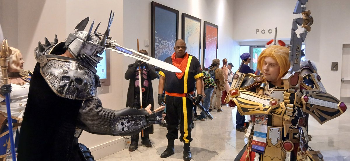 Went to Dragoncon and fought the Lich King.

Too bad he didn't drop Invincible. I still want that mount!