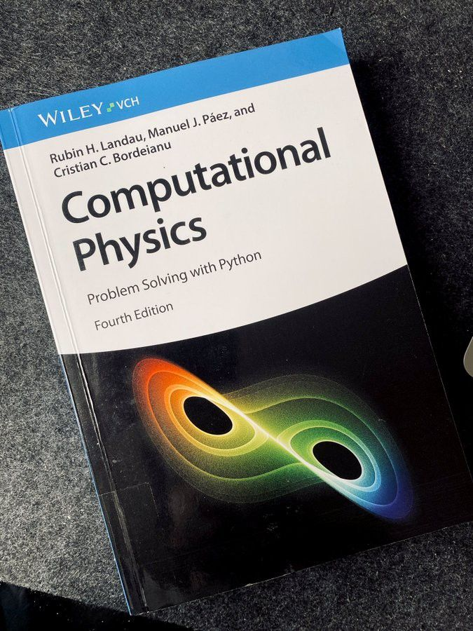 oprydai's tweet photo. This isn’t just a textbook; it’s a toolkit for turning math into reality.

What it actually shows:
Equations → from abstract symbols to working code
Simulation → model systems too complex for pen and paper
Python → not just for apps, but for exploring the universe
Problem-solving → physics becomes iterative, experimental, alive
Insight → learn more by making the computer “think” the problem through

This book isn’t about learning Python.
It’s about using code as a telescope; to see deeper into physics than equations alone allow.