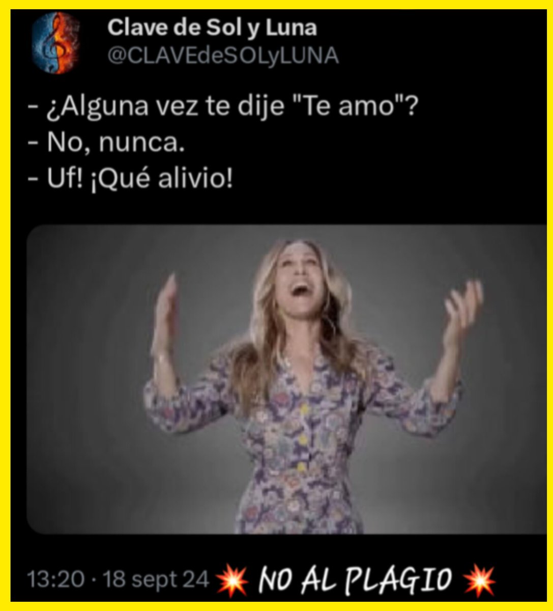 CLAVEdeSOLyLUNA's tweet image. Y que el #BuenHumor nos asista 😃 #DeBuenHumor #ConBuenHumor @CLAVEdeSOLyLUNA #NoAlPlagio