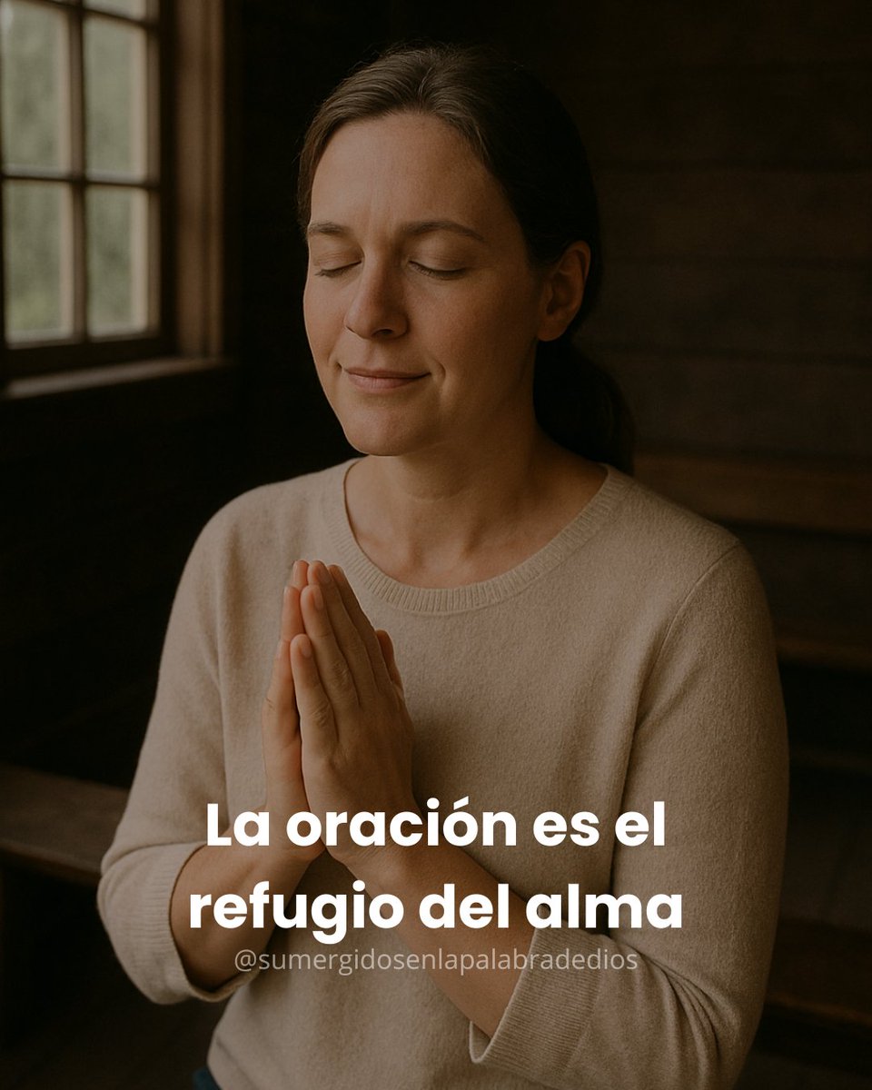Orar calma el ruido interno y llena de paz en medio de la tormenta. Cuando empiezas tu día hablando con Dios, el estrés se aligera, y cuando oras por alguien en dificultad, tu corazón se fortalece y renace la esperanza 💛

🔎 Lee: Salmos 46:1