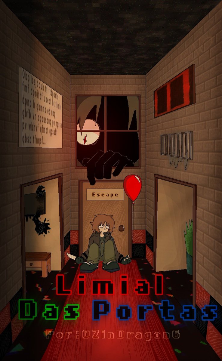 Finalmente vim postar minha comic, sendo feita desde do meio do ano passado

Limial Das Portas
(Aliás gostaram da capa?)

Não tem classificação definida mas eu diria que seria +14 provavelmente 

Enfim espero que gostem 🐀🧵 
#ComicBR #Doors