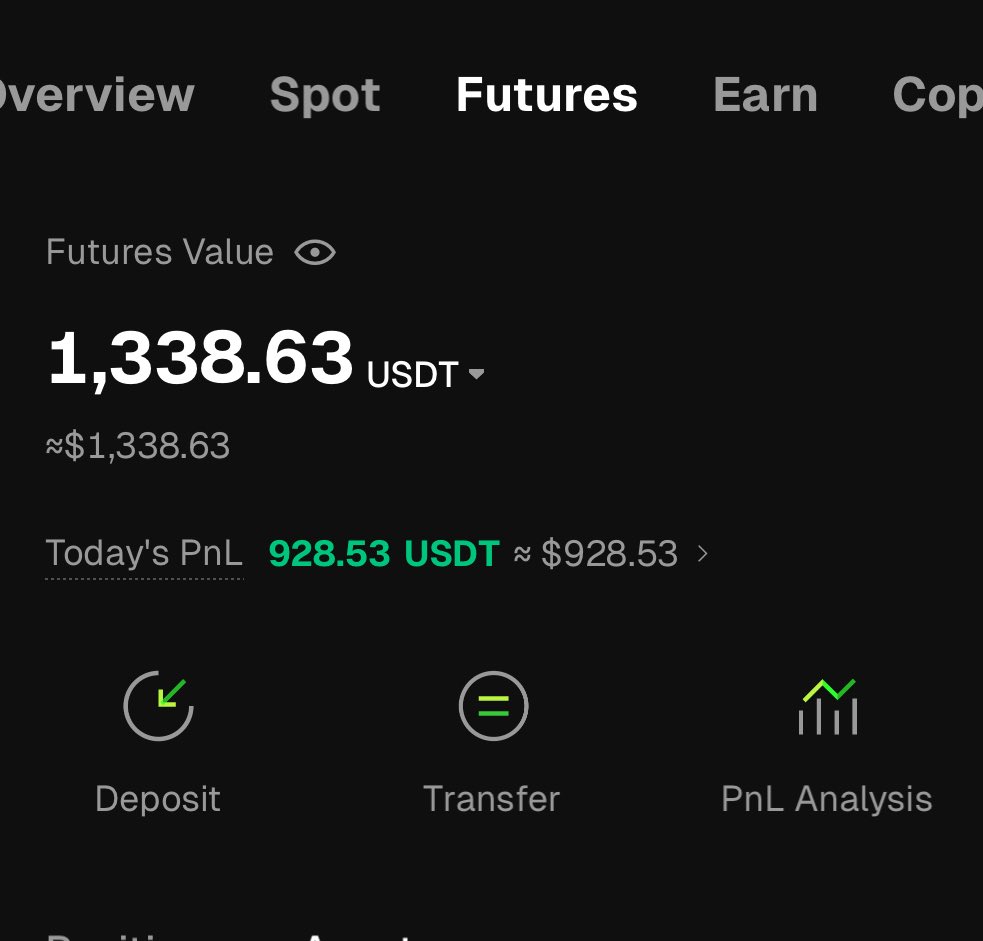 asifeth's tweet image. Live Challenge $428 to $1338✅
I shorted $113k as my third trade. 

Growth : 212% Profit ✅

3X DONE IN A SINGLE DAY. 

yet most will not retweet like this post! 

#crypto #trading #challenge