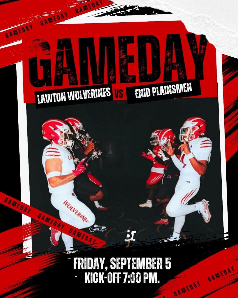 🚨 GameDay 🚨 

🆚 Enid 
🕖 7:00 Kick-off 
🏟️ D. Bruce Selby Stadium
📺 <a href="/oksportsnet/">Oklahoma Sports Network</a> 

#Hantayo