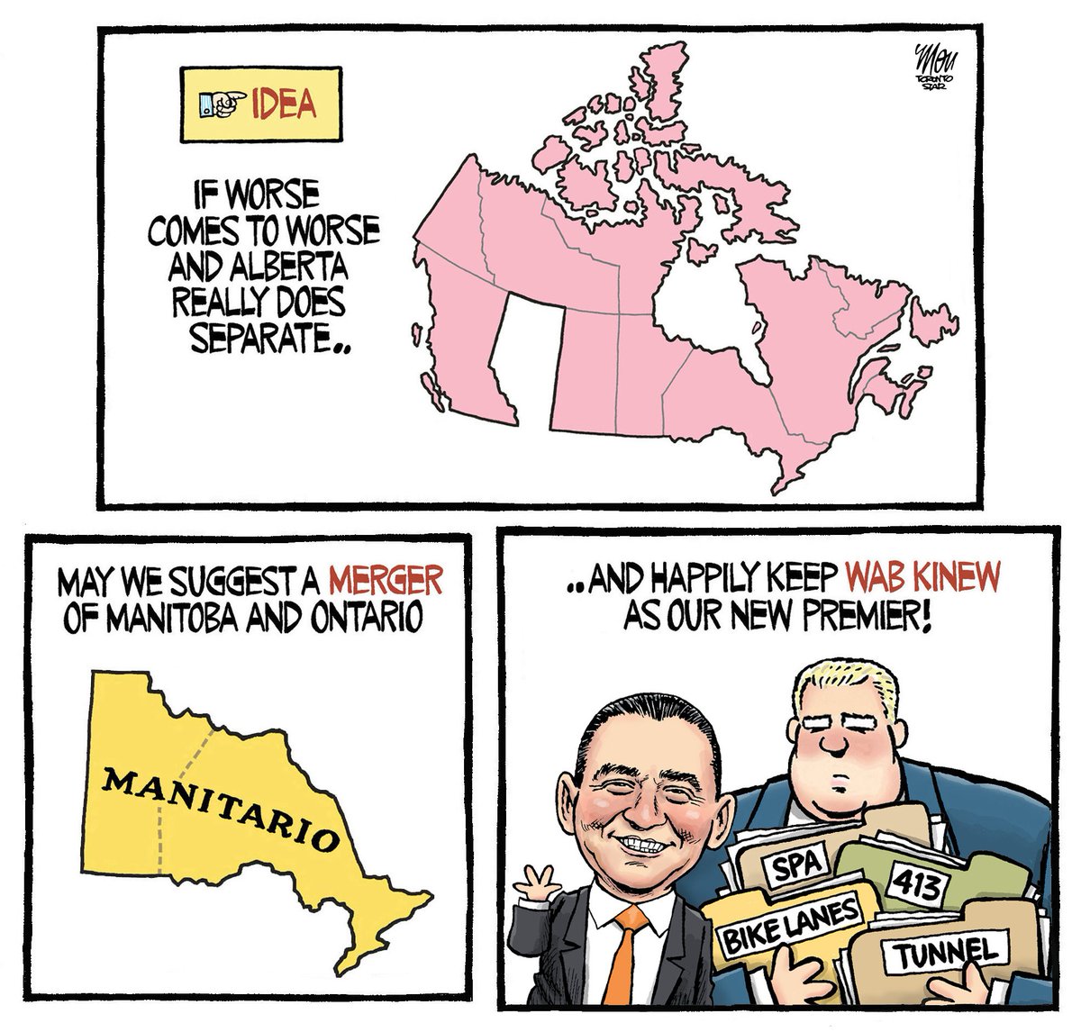 Please enjoy my cartoon in today's <a href="/TorontoStar/">Toronto Star</a>