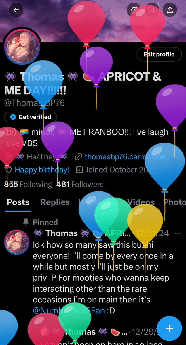 👾 Thomas 👾 🍉 APRICOT & ME DAY!!!!!! tweet media