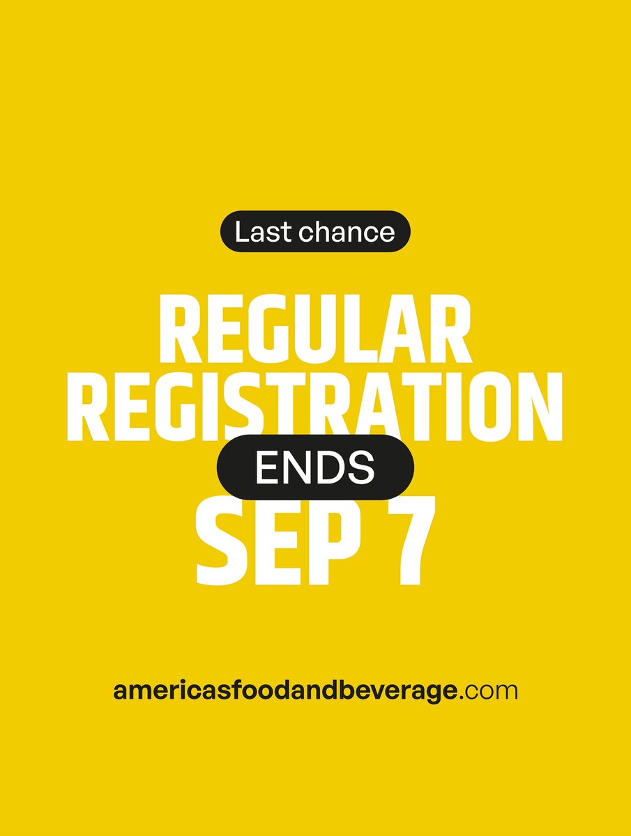 Americas Food & Beverage Show & Conference tweet media