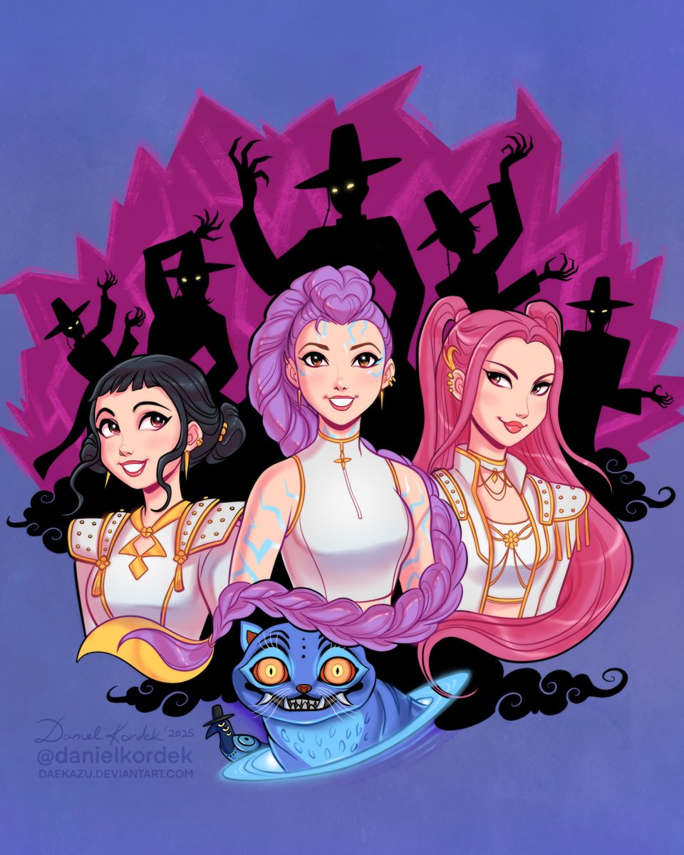 daekazu_'s tweet photo. I love this movie. It’s everything what I loved in Sailor Moon from the 90’s. Magic, romance, fighting demons, being brave and looking fabulous and fierce. I think it’s my favorite movie of 2025!

#KPopDemonHunters #Huntrix #SajaBoys #kpdh #Golden #WhatitSoundsLike #Netflix #Sony https://t.co/B9799UUOSH